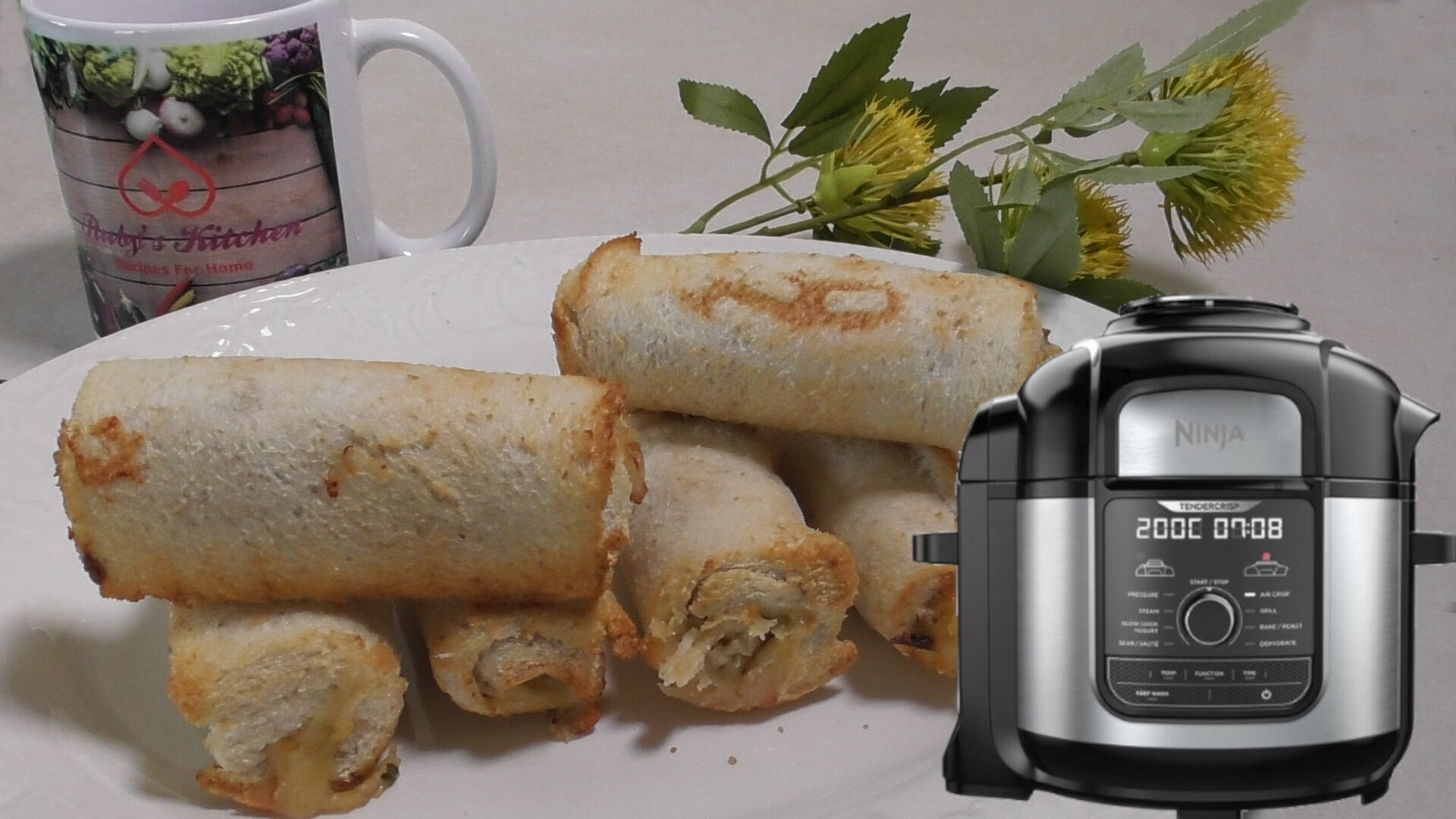 Rolls On A Plate and Ninja Foodi