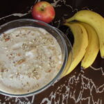 Almond and Rice Pudding in a dish